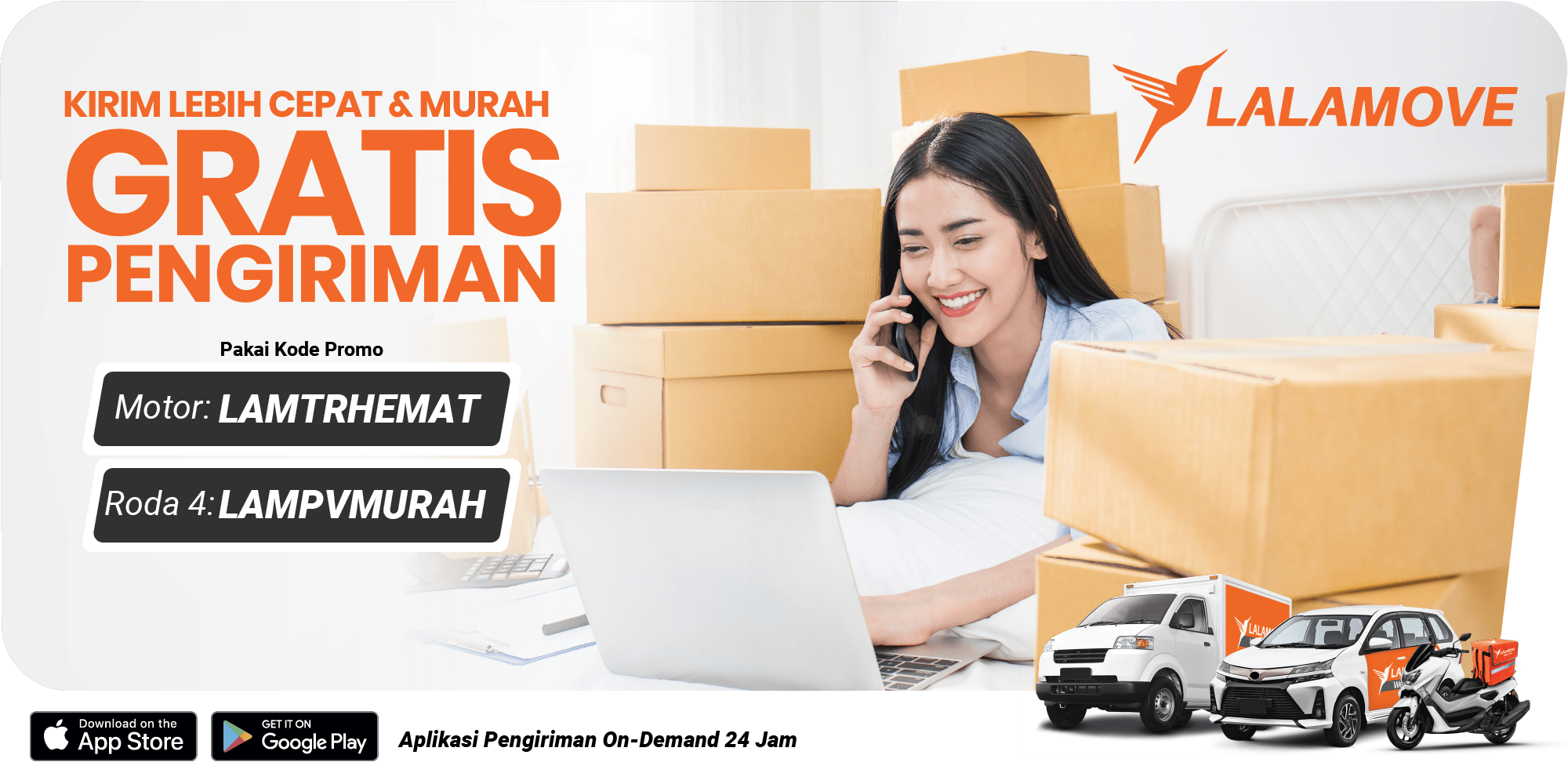 Diskon Pengiriman Pertama Jasa Pengiriman yang Lebih Mudah & Murah